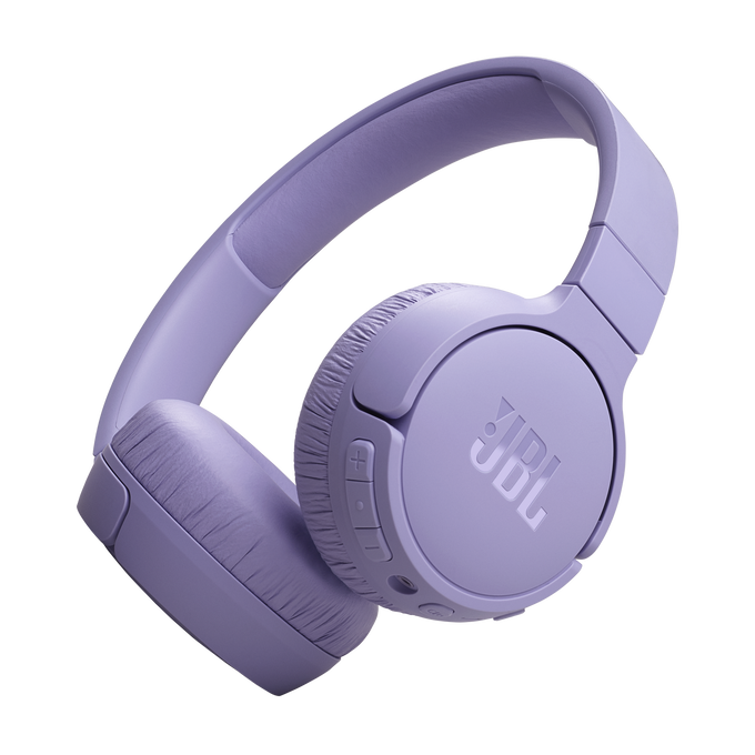 JBL Tune 670NC - Purple - Adaptive Noise Cancelling Wireless On-Ear Headphones - Hero image number null